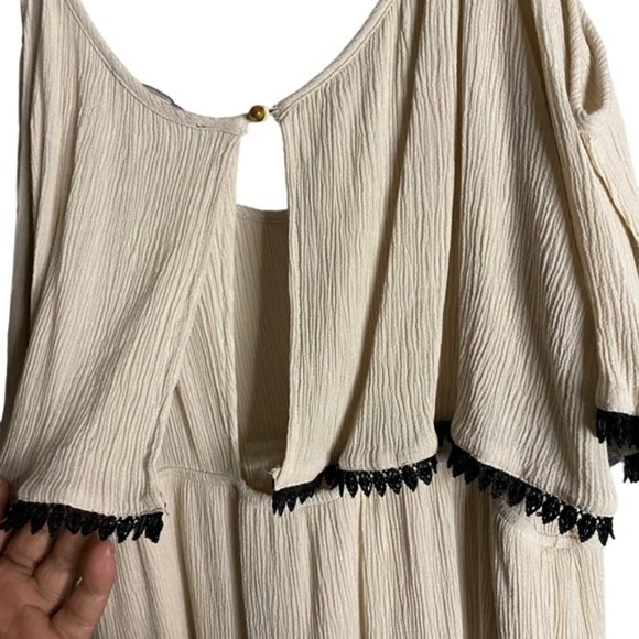 Ark & Co. Women's Boho Double Layered Flowy Maxi Dress - Picture 9 of 12